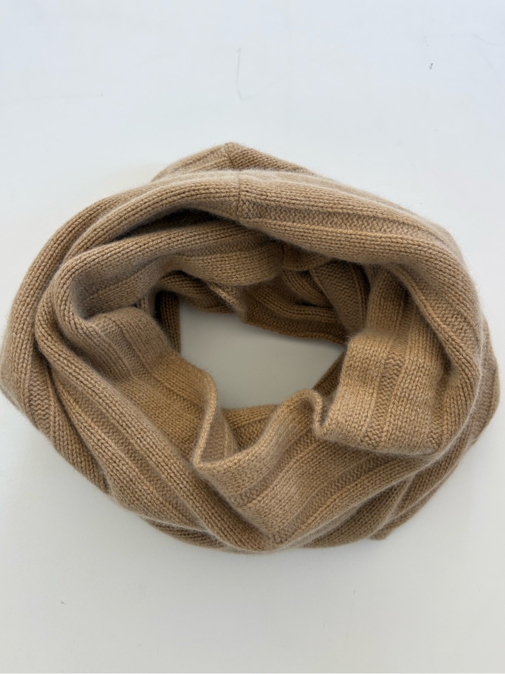 Himalaya Trading Company Cashmere Wool Infinity Scarf Camel Nepal